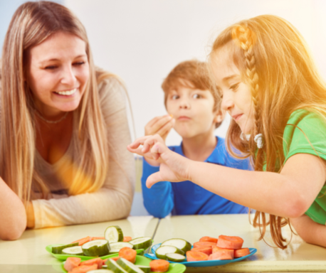 Creating a balanced diet can take time for kids.