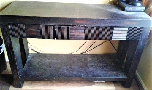 Black Desk Table with 3 Drawers- 95.00 dollars 1.j